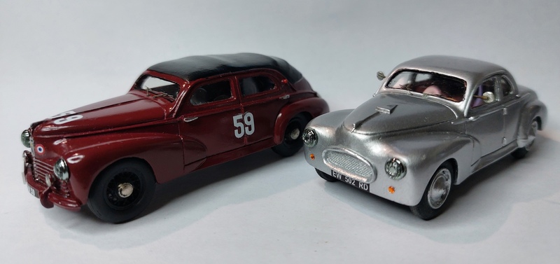 203 Berline GUIRAUD (1952) - 203 Coupé DUBREUIL (1949) - Montages Gérard B.